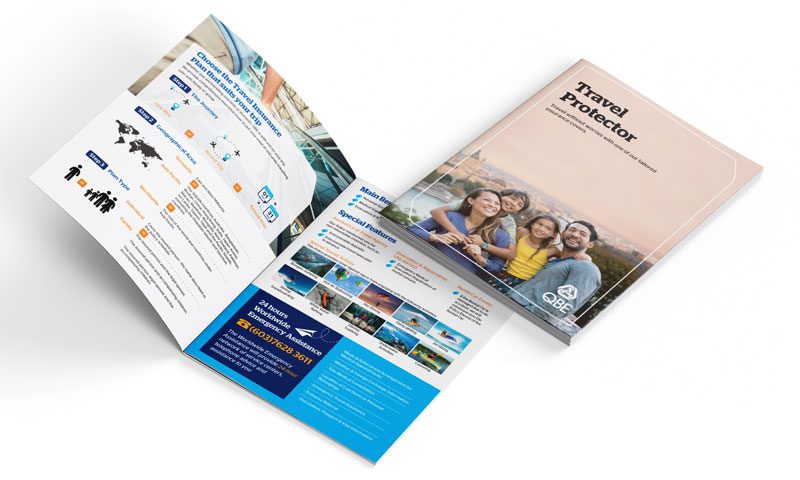 Travel Insurance Brochure Design