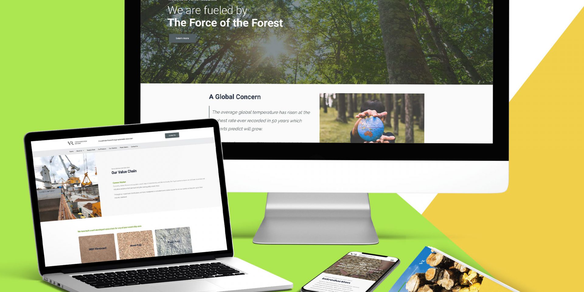 website development for timber products company