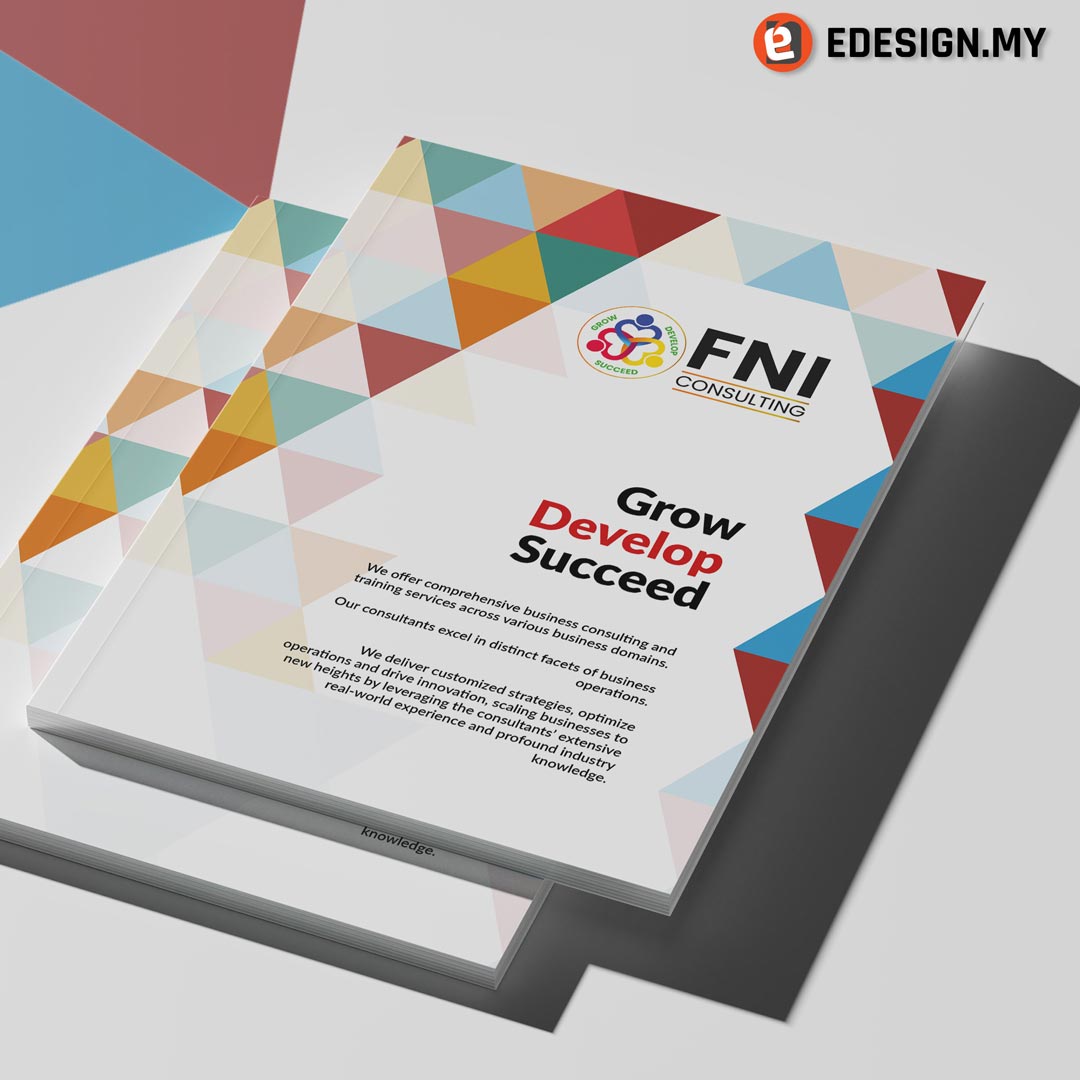 consultant company profile design by eDesign Malaysia