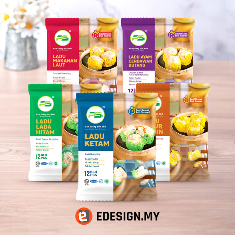 Packaging design for frozen food business in Selangor Malaysia