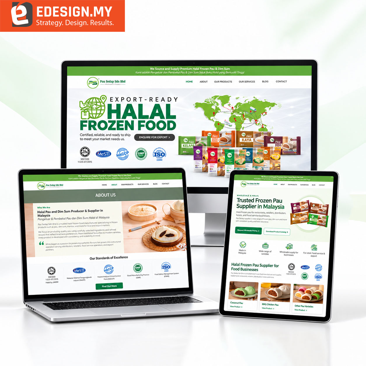 Food Branding and Digital Marketing for frozen food business in Malaysia