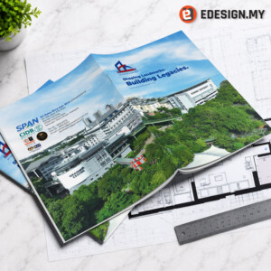 SK Reka Bina construction company profile cover design