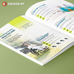 Company profile design created for business meetings, supplier discussions and buyer presentations