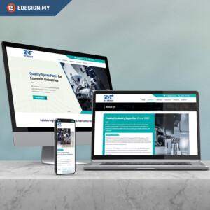 Engineering company profile and website design by eDesign