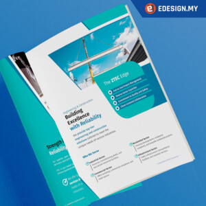 Engineering company profile and website design by eDesign